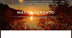 Desktop Screenshot of masjidtoronto.org